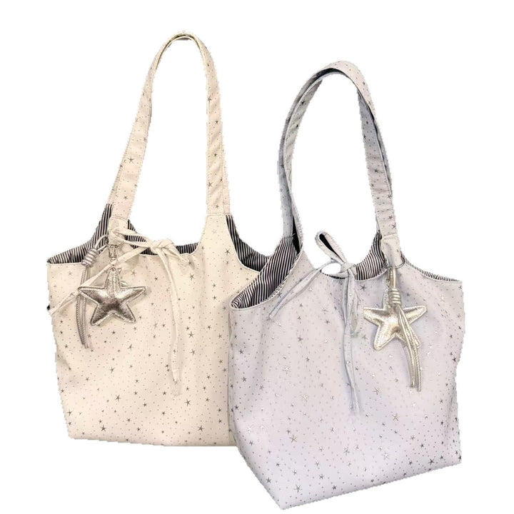 Tote bag with playful star pattern Kalsten