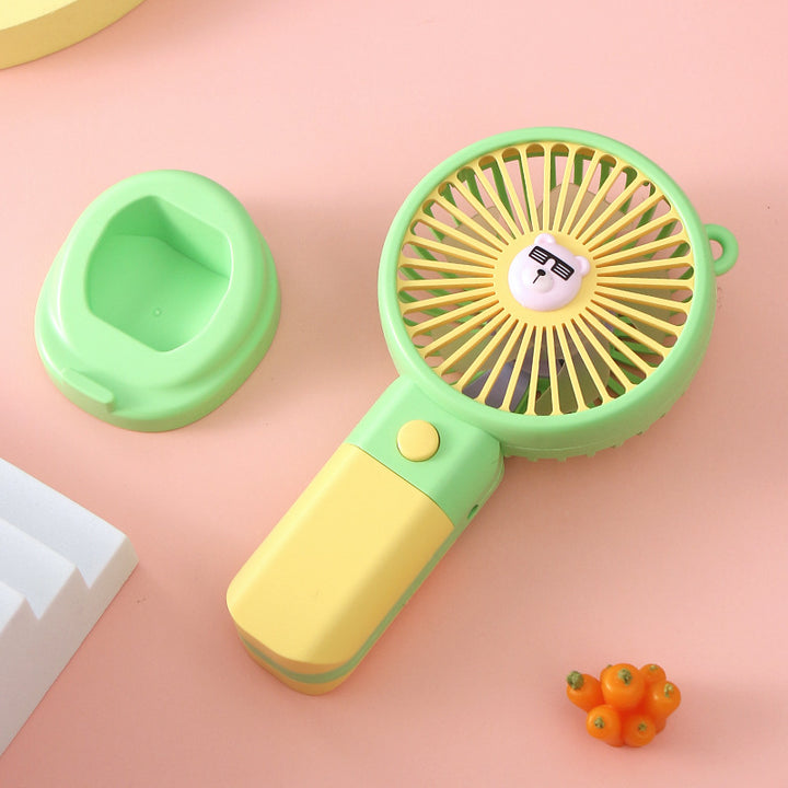 Unisex Portable Hand Fan with Cute Animal Design Kalsten