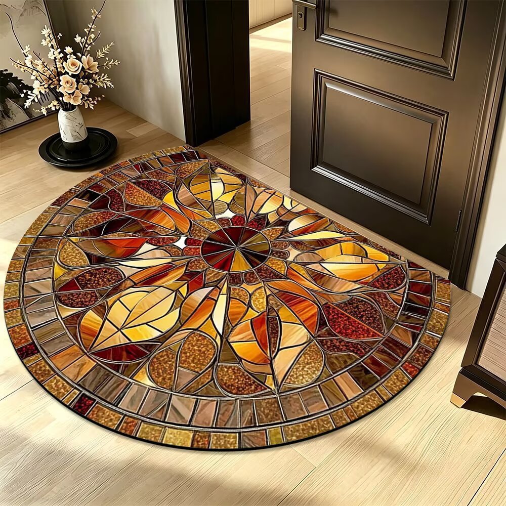 Artistic Mosaic Round Rug