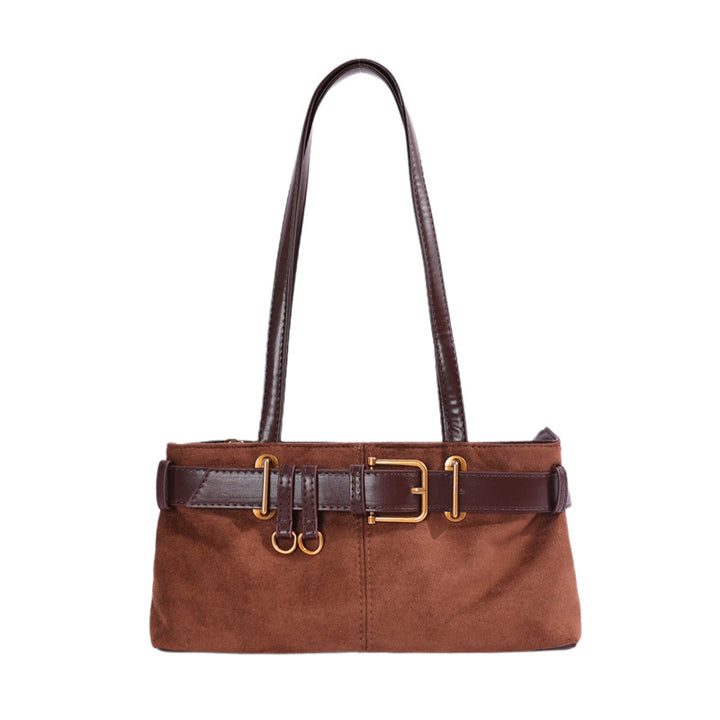 Elegant Suede Handbag