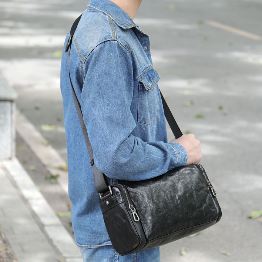 Premium Leather Crossbody Bag