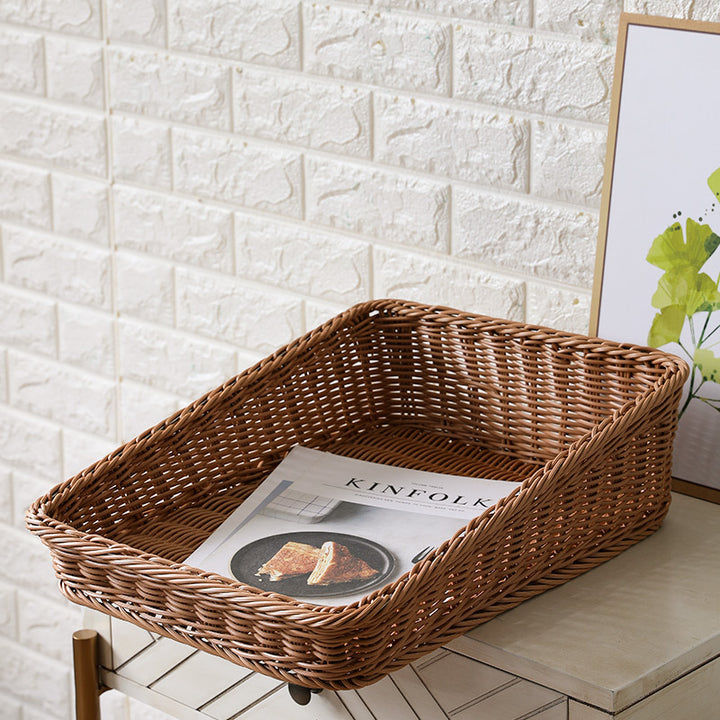 Unisex Portable Storage Box made of Woven Rattan Kalsten