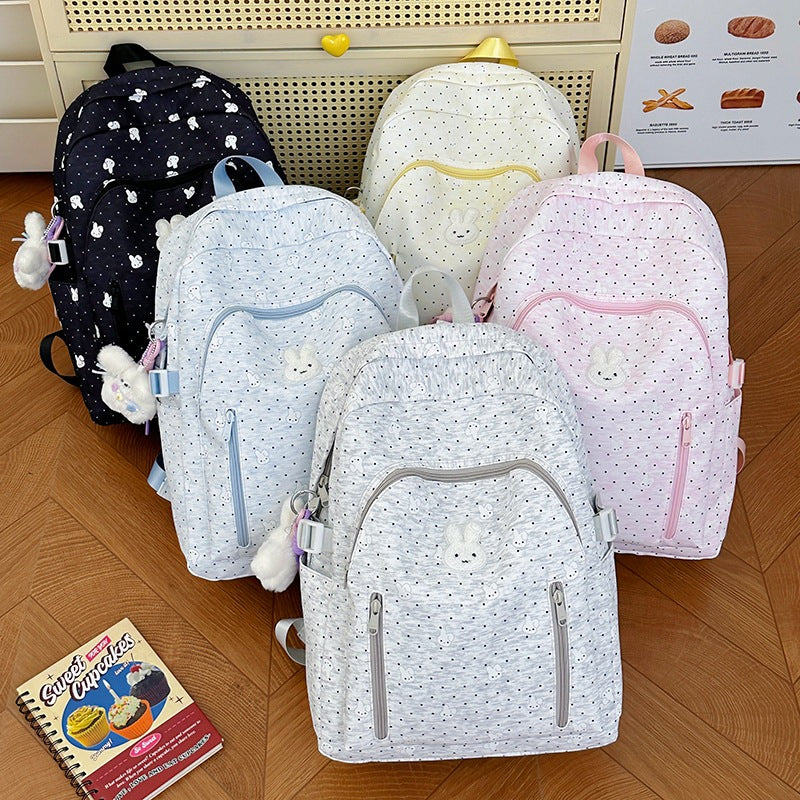 Cute Bunny-Themed School Backpack Kalsten