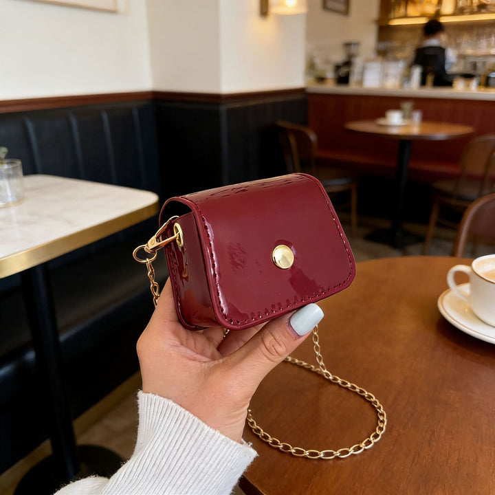 WoChic Patent Leather Crossbody Bag Kalsten