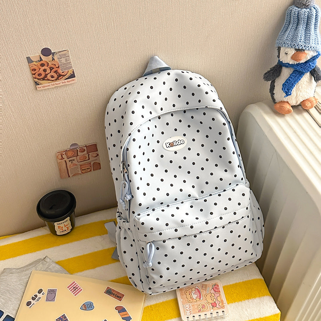 Stylish Polka Dot Lightweight Backpack Kalsten