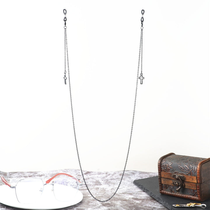 Dual Cross Pendant Eyewear Chain Kalsten