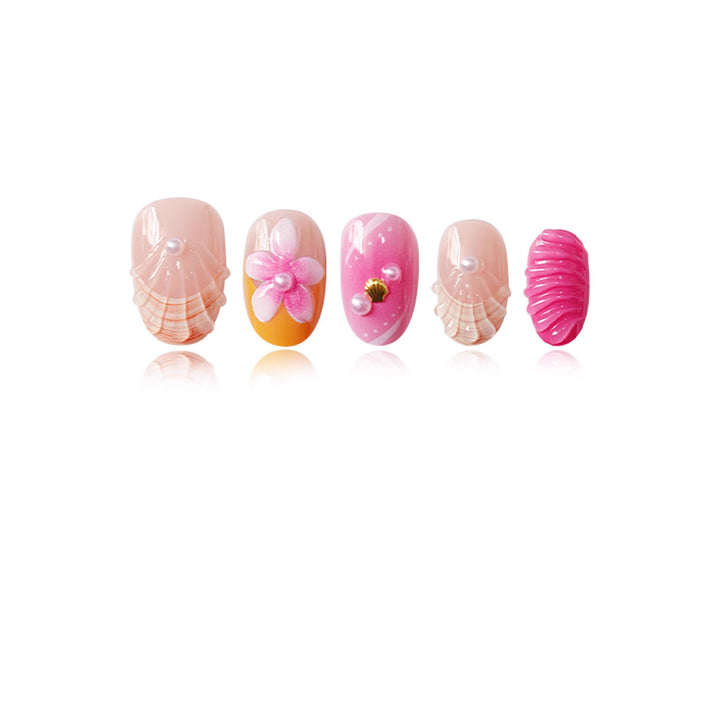 Artistic 3D Floral Nail Art Kalsten