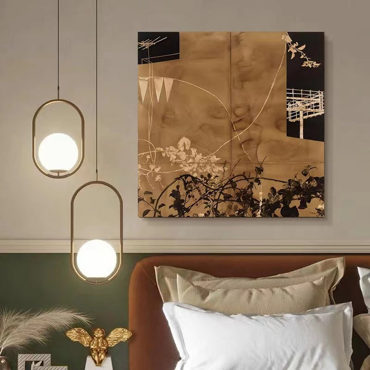Nature-inspired decorative wall art