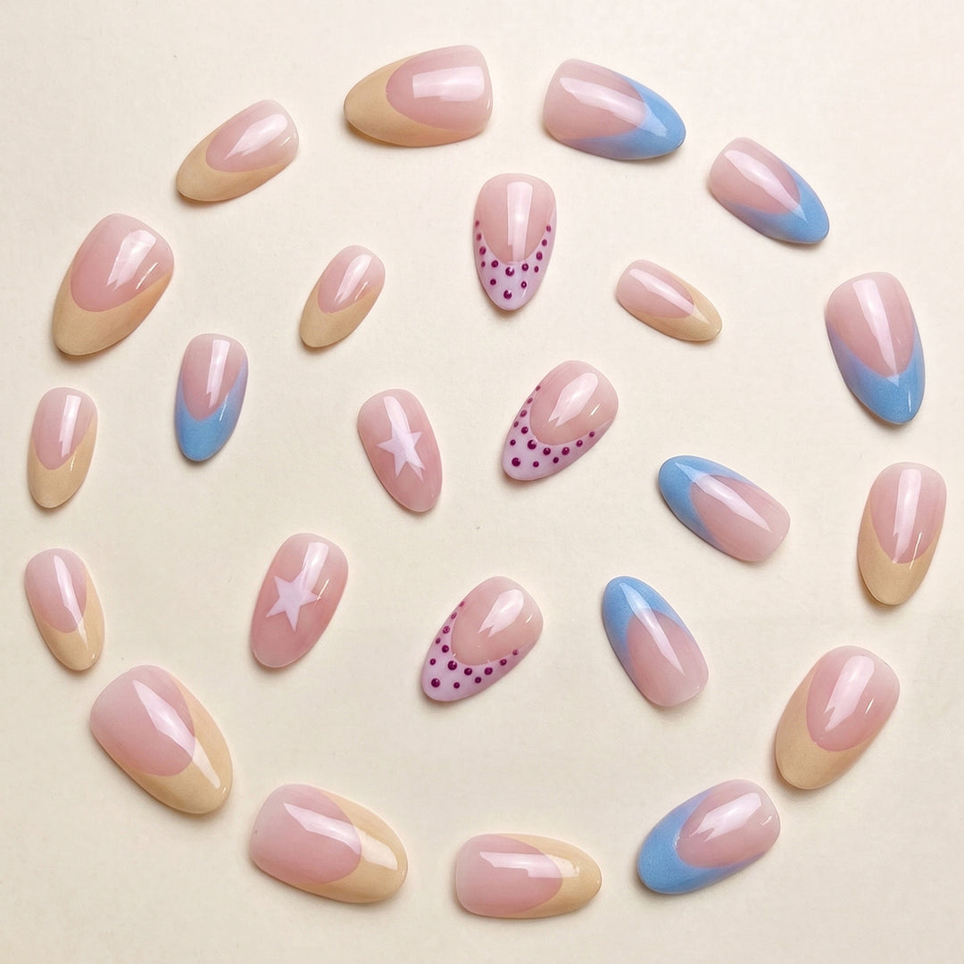 Decorative Themed Press-On Nail Set
