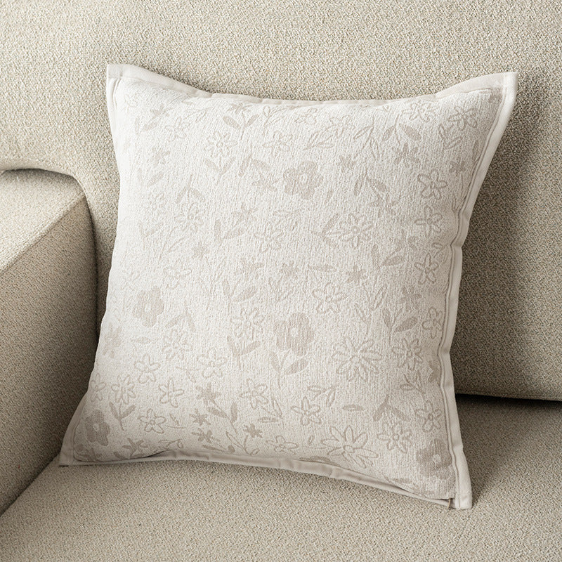 Flower Pattern Texture Decorative Cushion