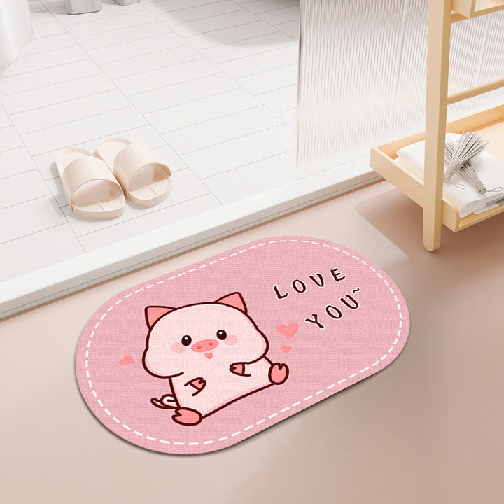 Cute Pet-Themed Entrance Mat