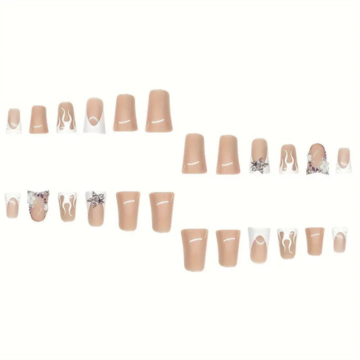 Decorative Jewel-Embellished Nail Art Kalsten
