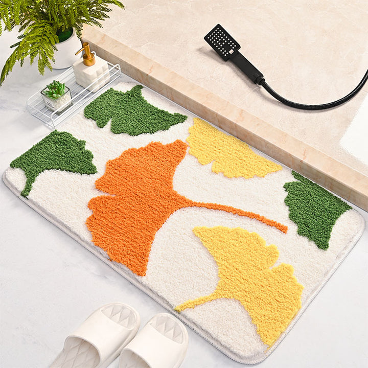 Decorative Floral Bath Mat Kalsten