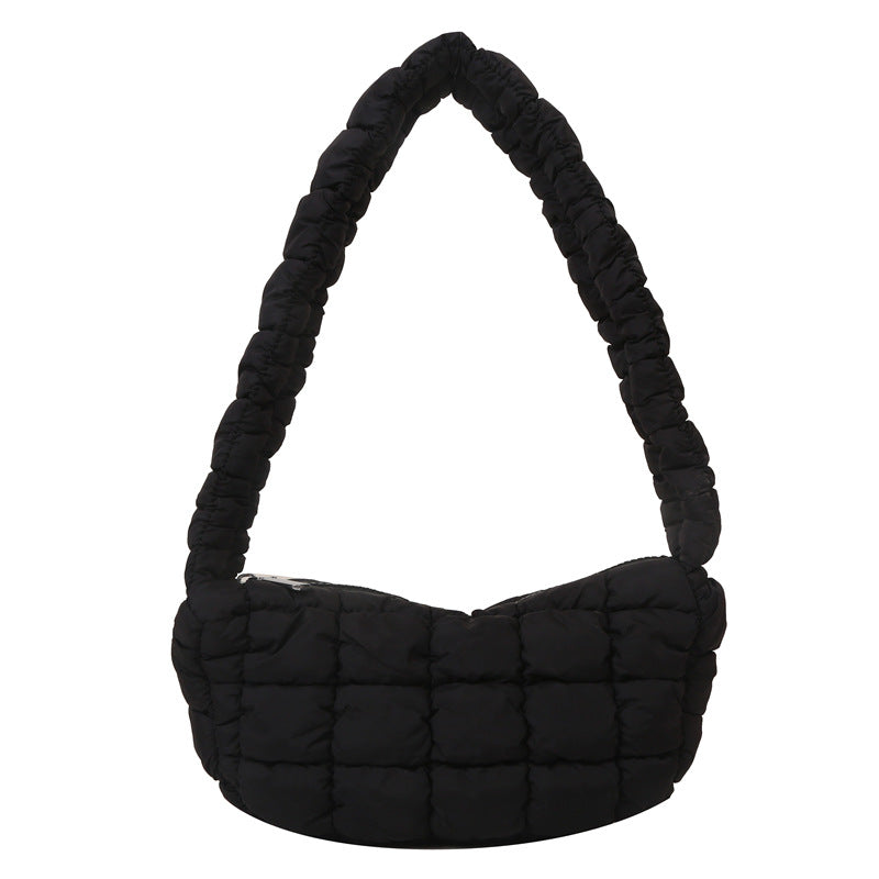 Puffer-Style Handbag