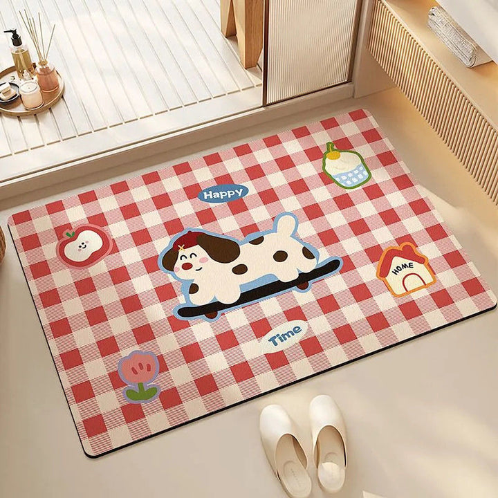 Welcome Home Cartoon Area Rug Kalsten