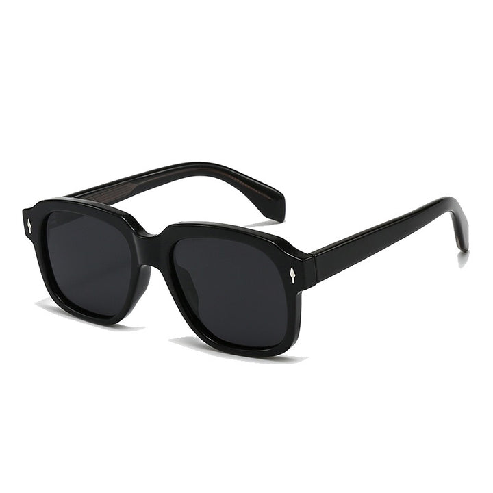 Women Fashionable Square Sunglasses with Transparent Frame and Sturdy Lenses Kalsten