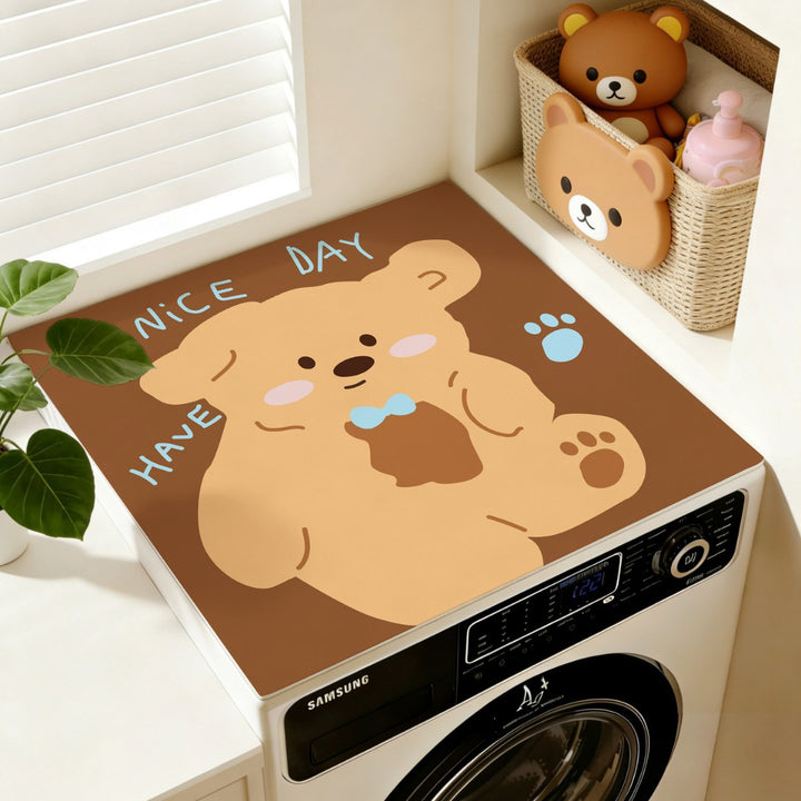 Cartoon Cat-Themed Laundry Table Cover