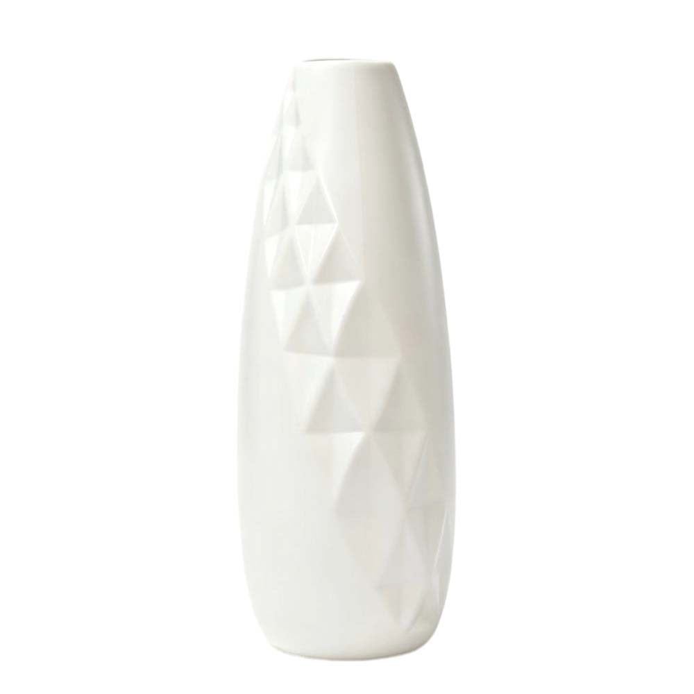 Geometric Textured Decorative Flower Vase Kalsten
