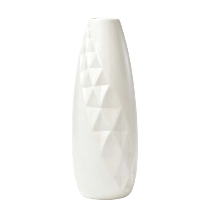 Geometric Textured Decorative Flower Vase Kalsten