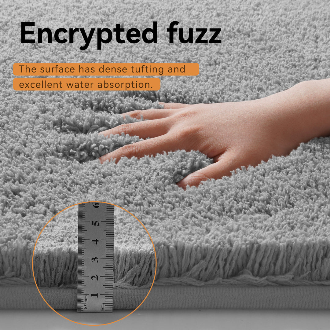Plush Toilet Rug