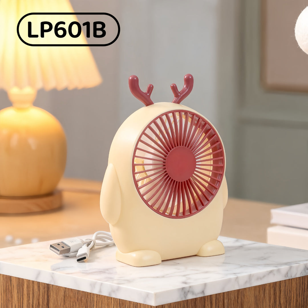 Women's Compact Table Fan with Animal Design Kalsten