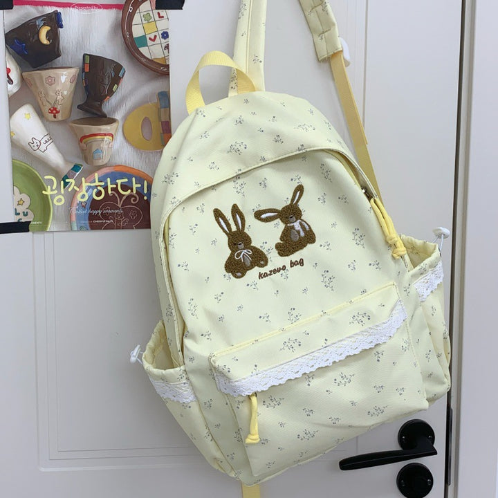 Cute Bunny-Themed Casual Backpack Kalsten