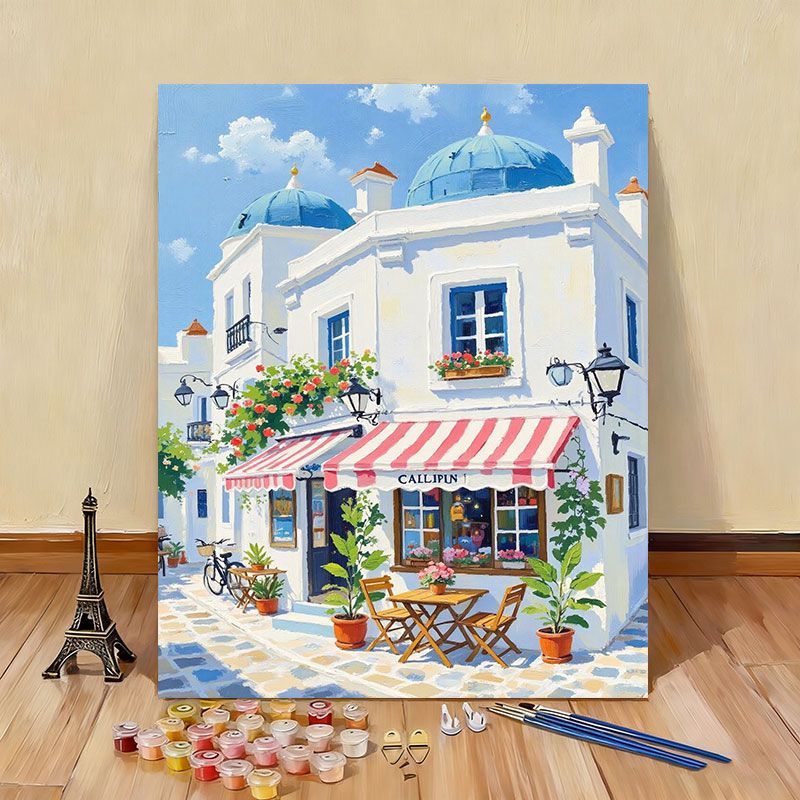 DIY Scenic Coastal Paint by Numbers Kit Kalsten