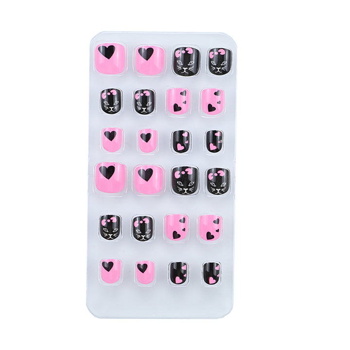 Playful Cartoon Animal Press-On Nail Set Kalsten