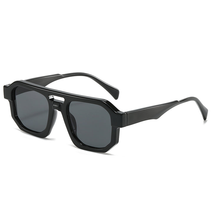 Fashion-Forward Geometric Oversized Sunglasses Kalsten