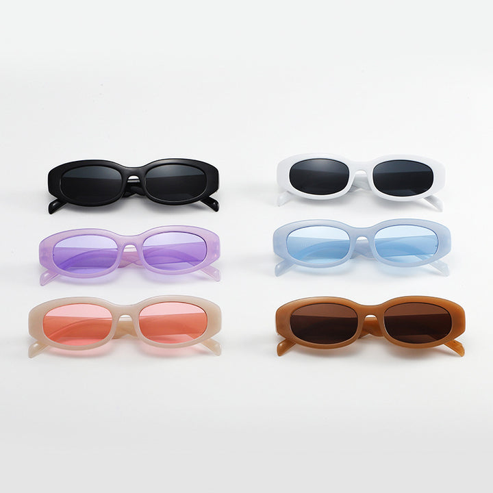 Ladies fashionable sunglasses in minimalist oval design Kalsten