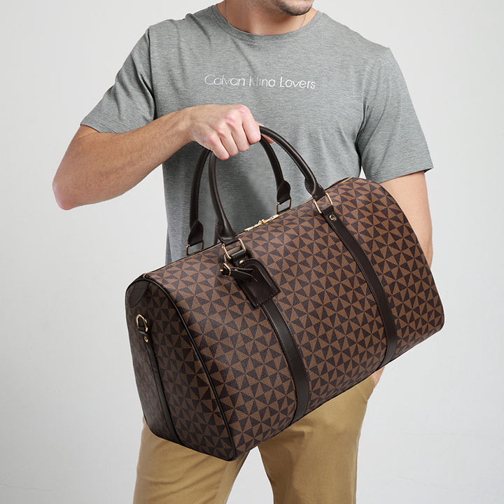 Spacious travel bag with stylish geometric design Kalsten