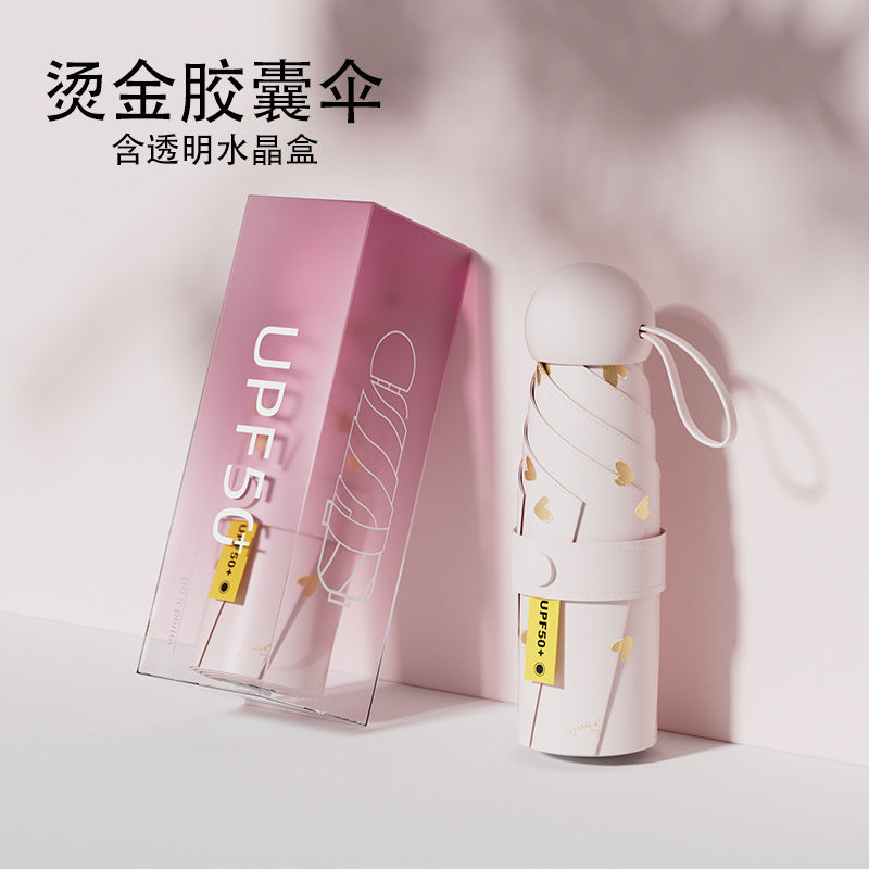 Ladies UV Protection Folding Umbrella with Innovative Design Kalsten