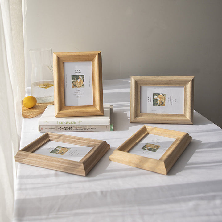 Rustic Wooden Picture Frame for Wall Display
