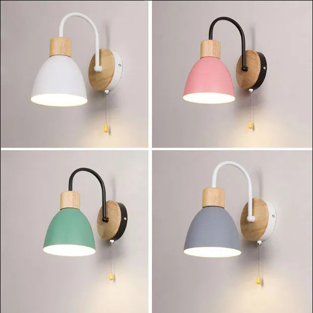 Modern Wooden Wall Sconce