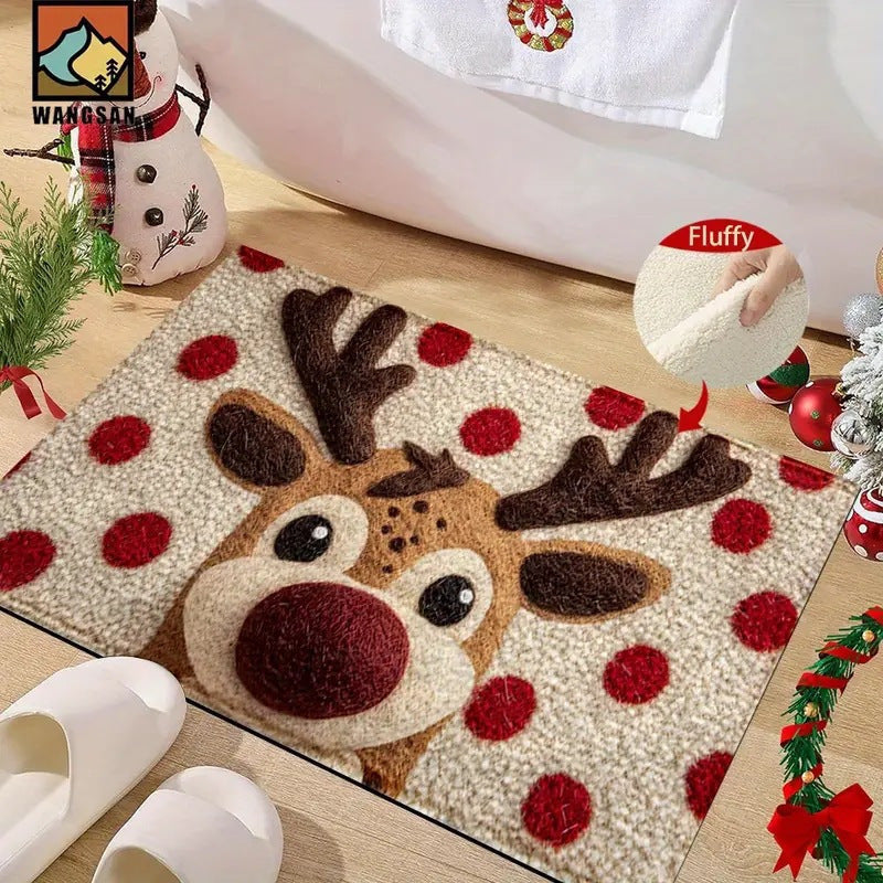 Snowman Shaped Area Rug