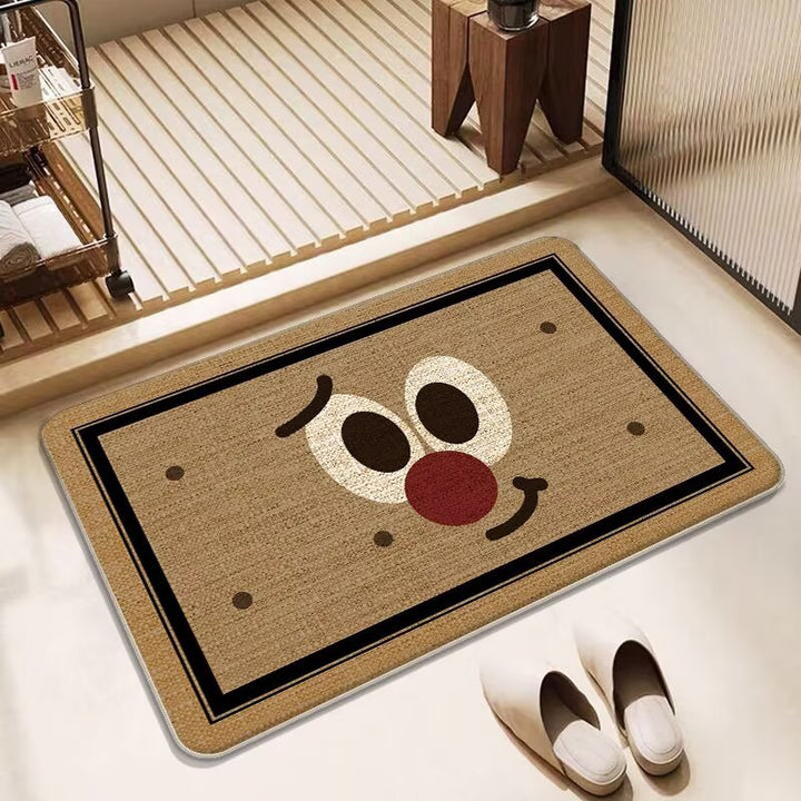 Butterfly-Inspired Decorative Bath Mat Kalsten