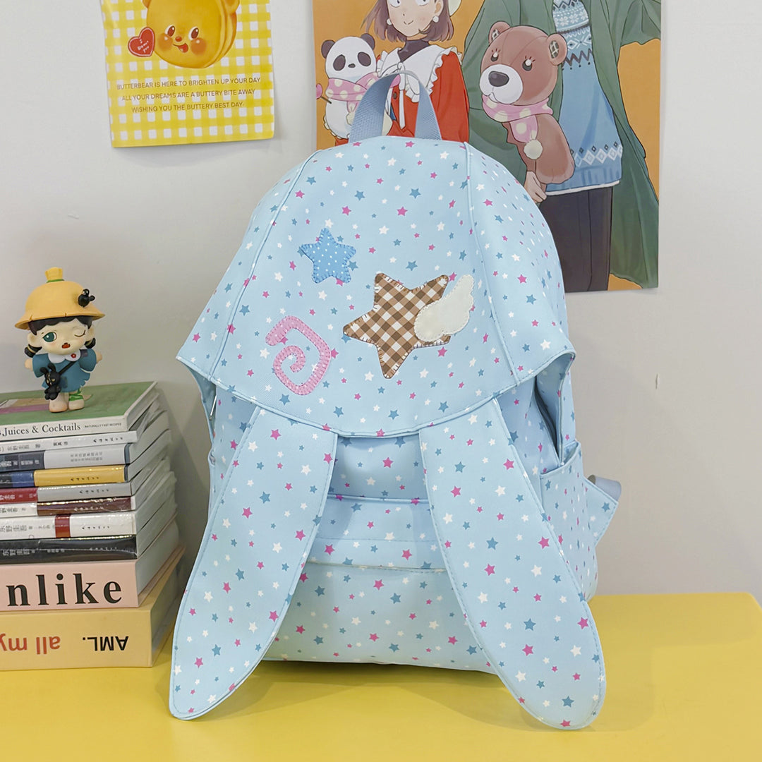Cute Bunny-Ear Decorative Backpack Kalsten