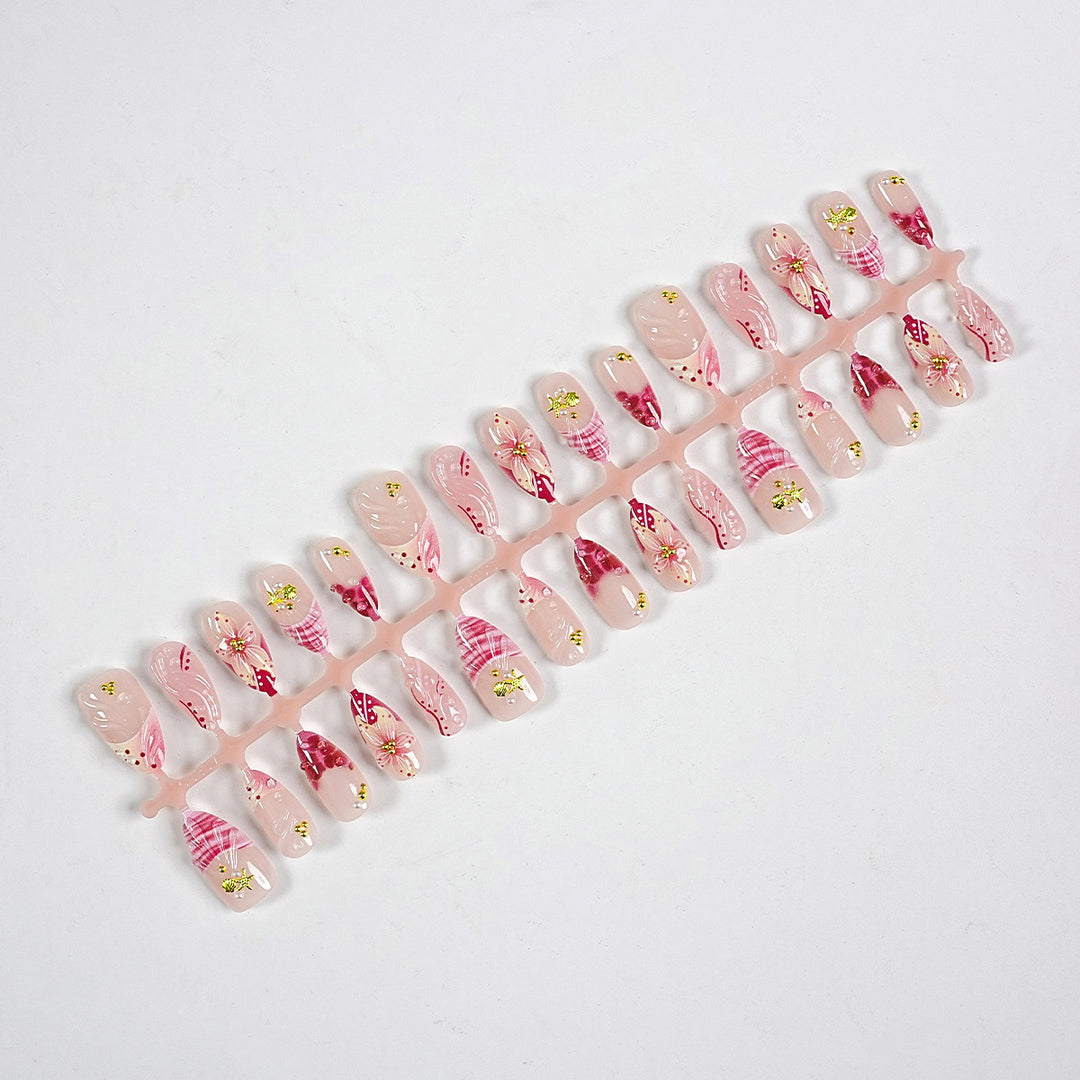 DIY Press-On Nail Art Kit