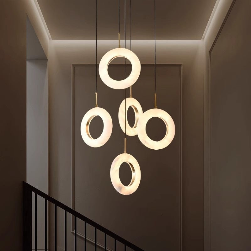 Modern Circular Suspension Chandelier