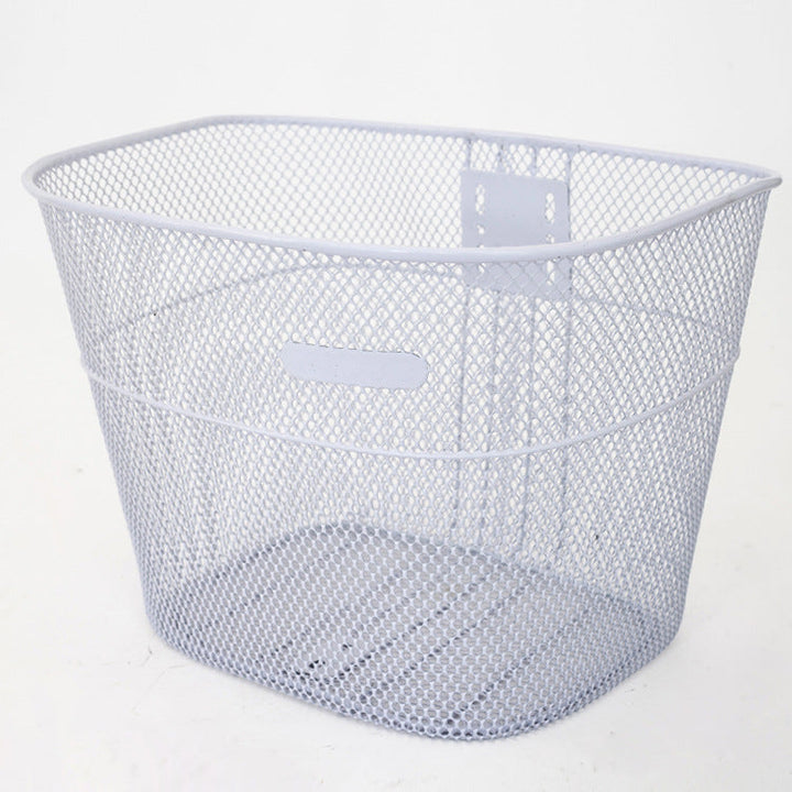 ventilated steel mesh bicycle front basket with quick-release bracket Kalsten