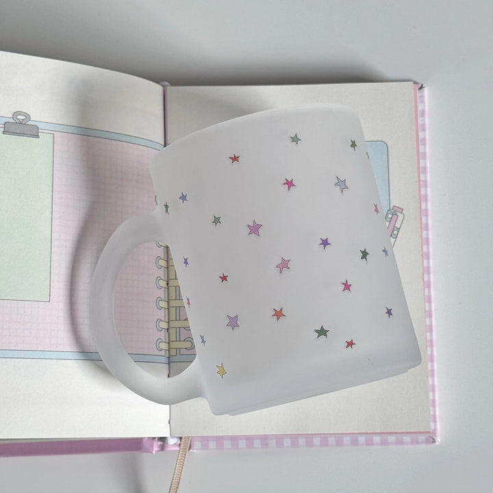 Ceramic mug with playful star motif Kalsten