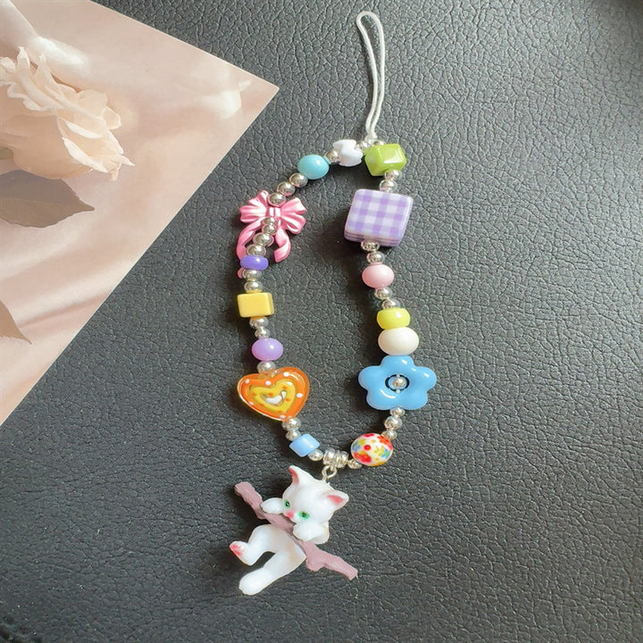 Playful Beaded Phone Charm Lanyard Kalsten