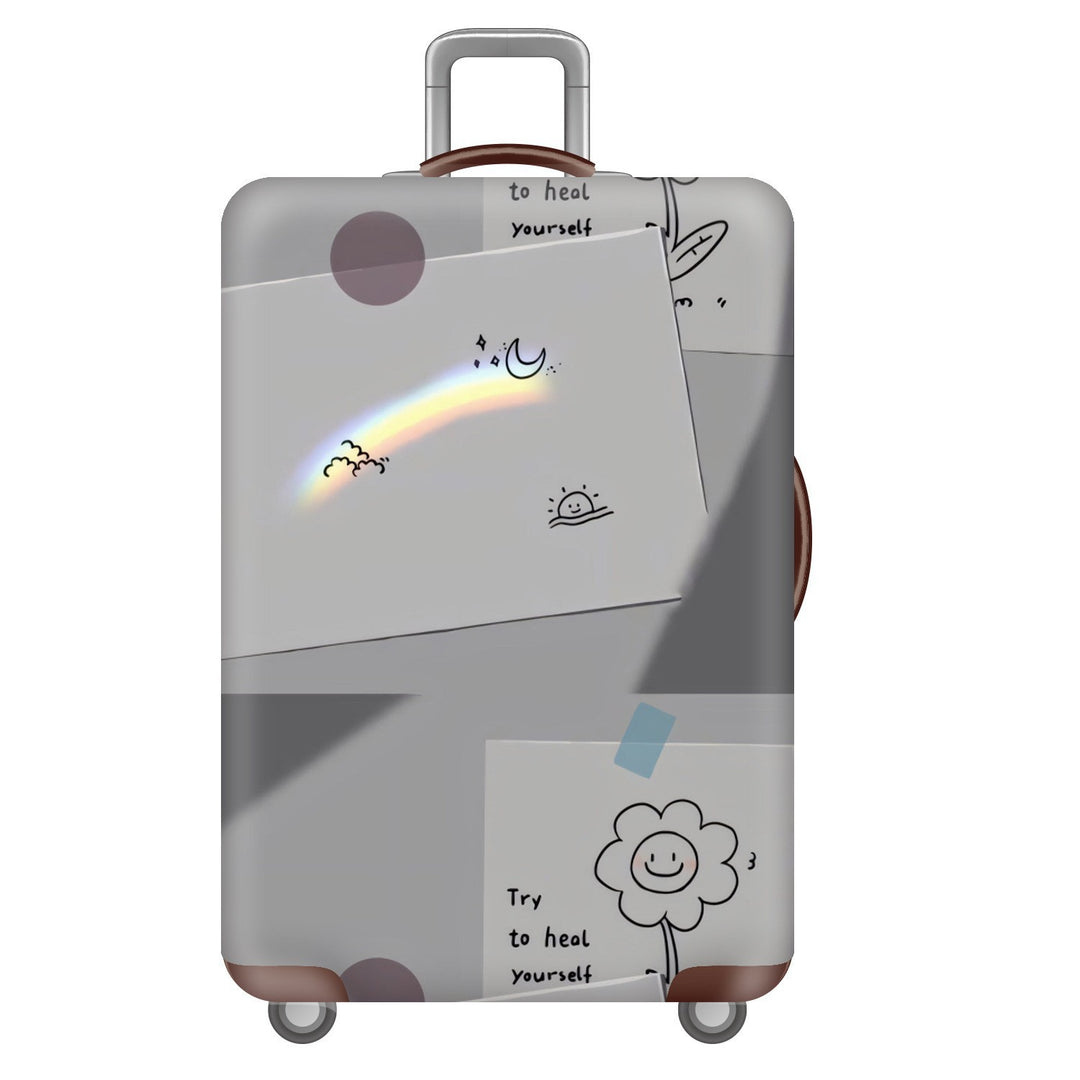 Unisex Hard Shell Suitcase with Inspiring Cityscape Kalsten