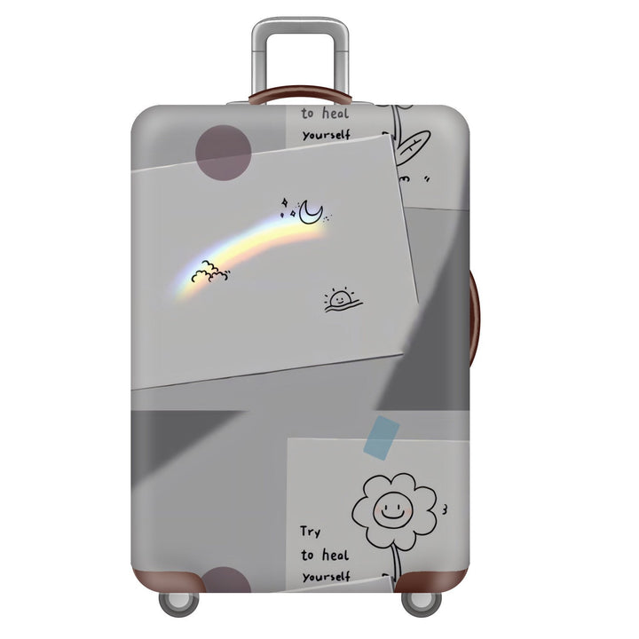 Unisex Hard Shell Suitcase with Inspiring Cityscape Kalsten