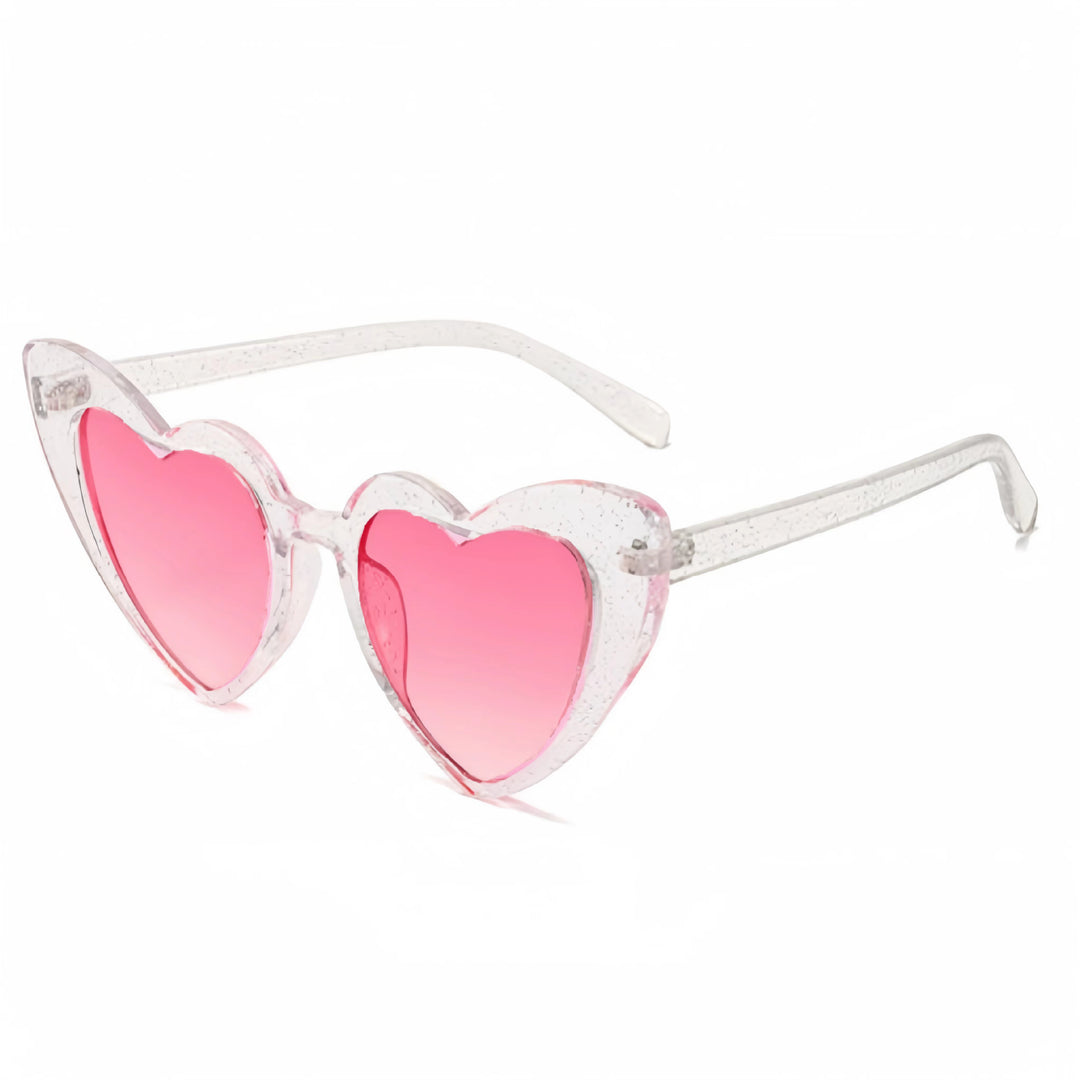 Women's Heart-Shaped Sunglasses with UV Protection and High-Quality Film Processing Kalsten