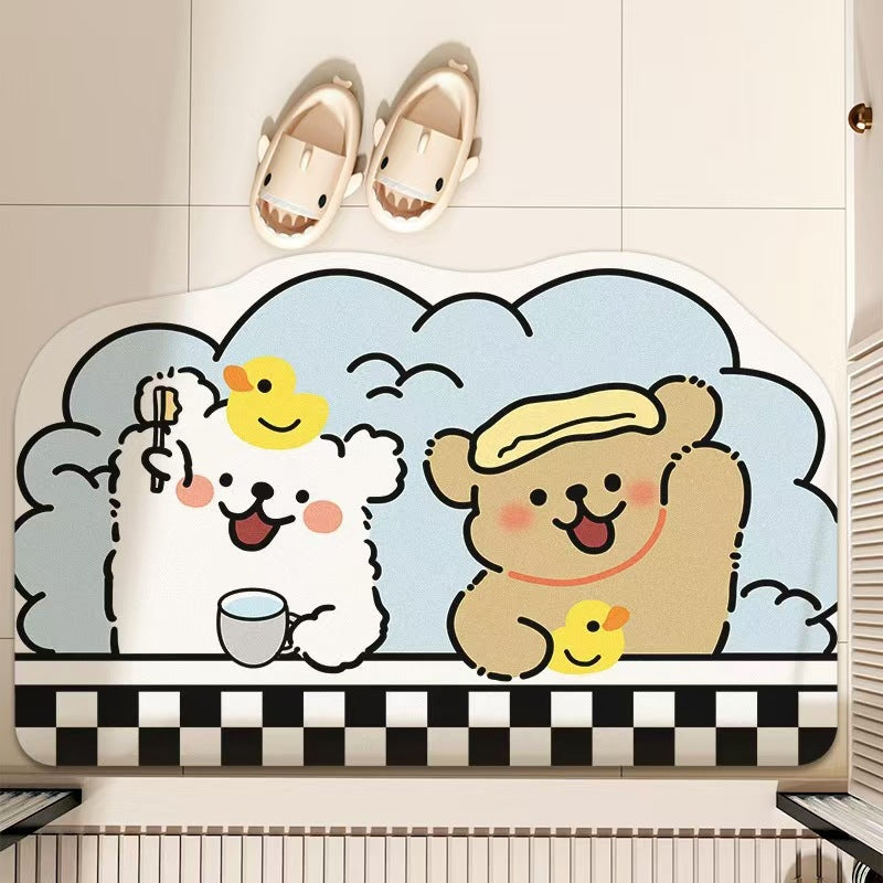 Cartoon Bath Mat Kalsten