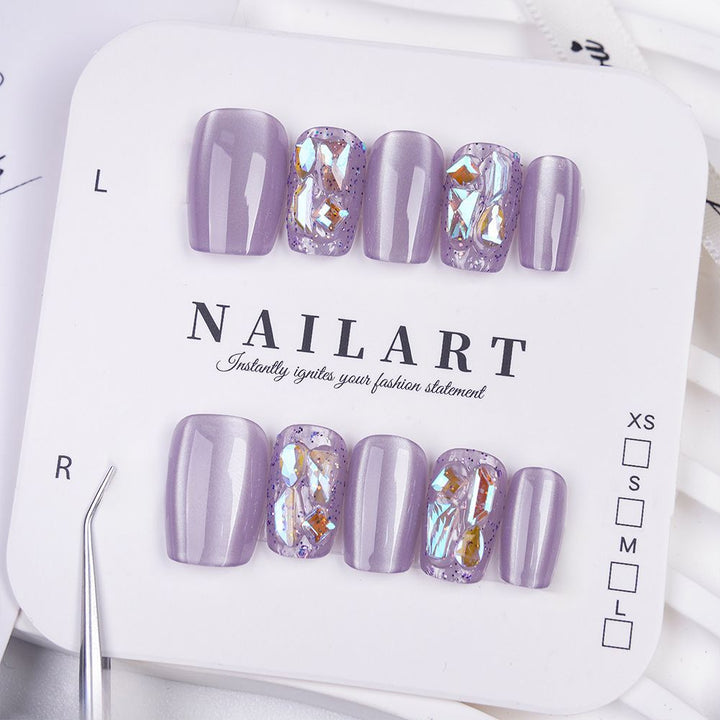 Playful Cartoon-Themed Press-On Nail Art Kalsten