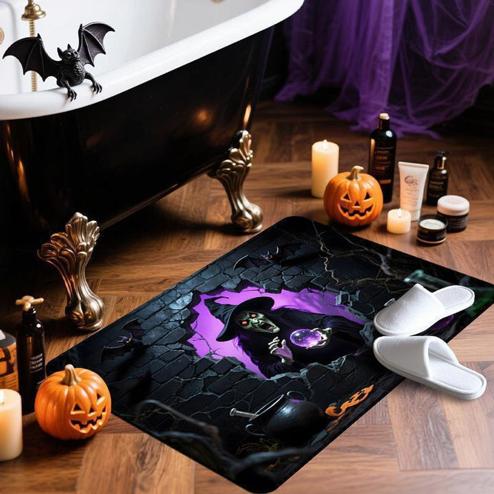 Spooky Horror-Themed Bath Mat