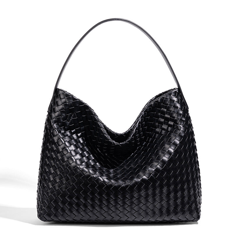 Oversized Woven Hobo Bag Kalsten