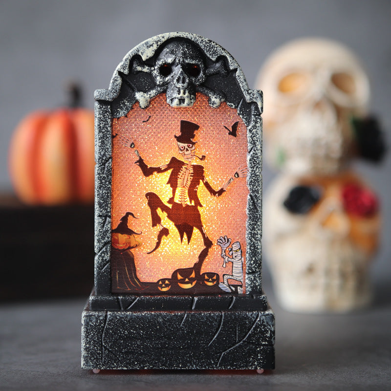 Decorative LED Haunted Graveyard Lantern Kalsten